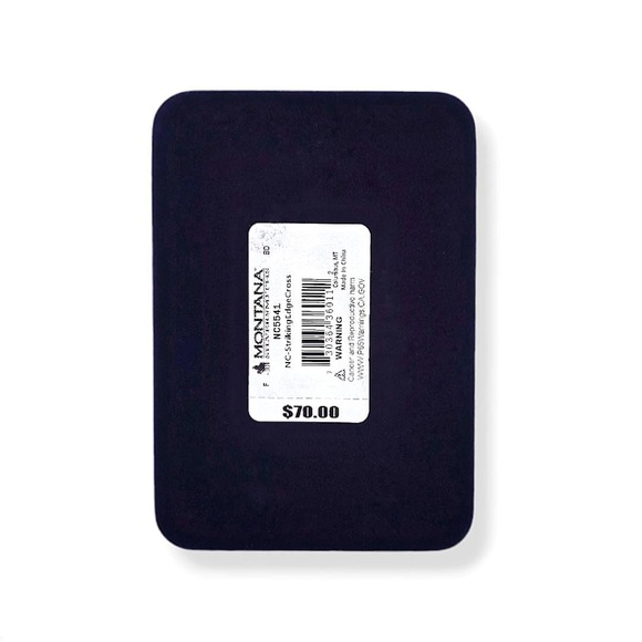 Montana Silversmiths Men's Striking Edge Cross Dog Tag Necklace - Retail $70 NEW - Picture 3 of 8